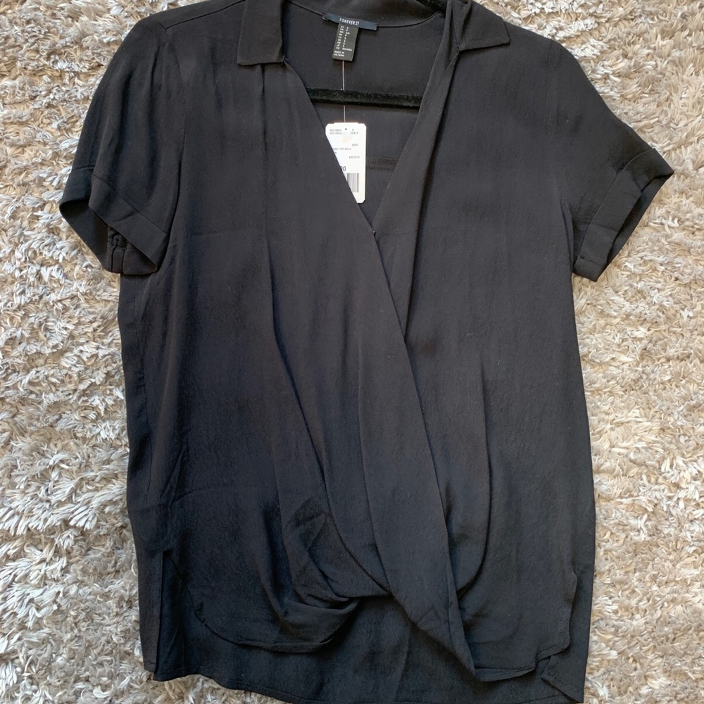 Formal Black Blouse